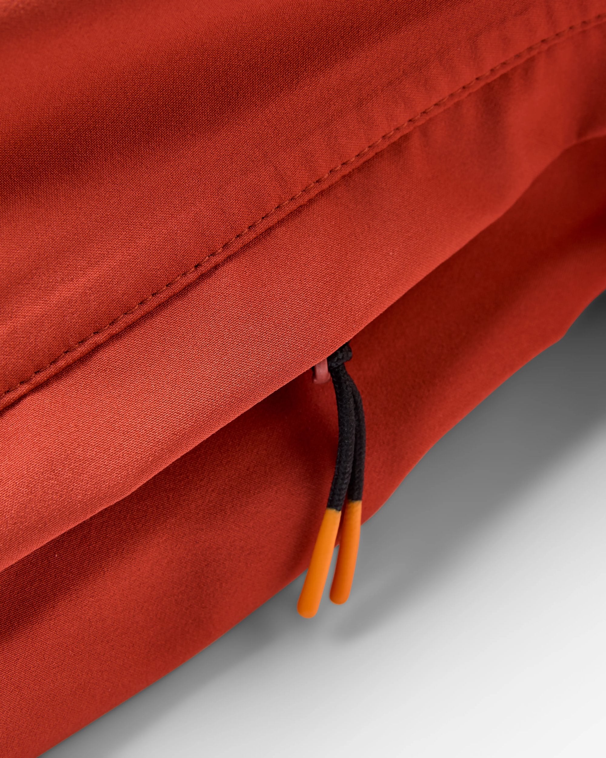 Five Element Recycled Waterproof Jacket - Red Ochre - Flatlay