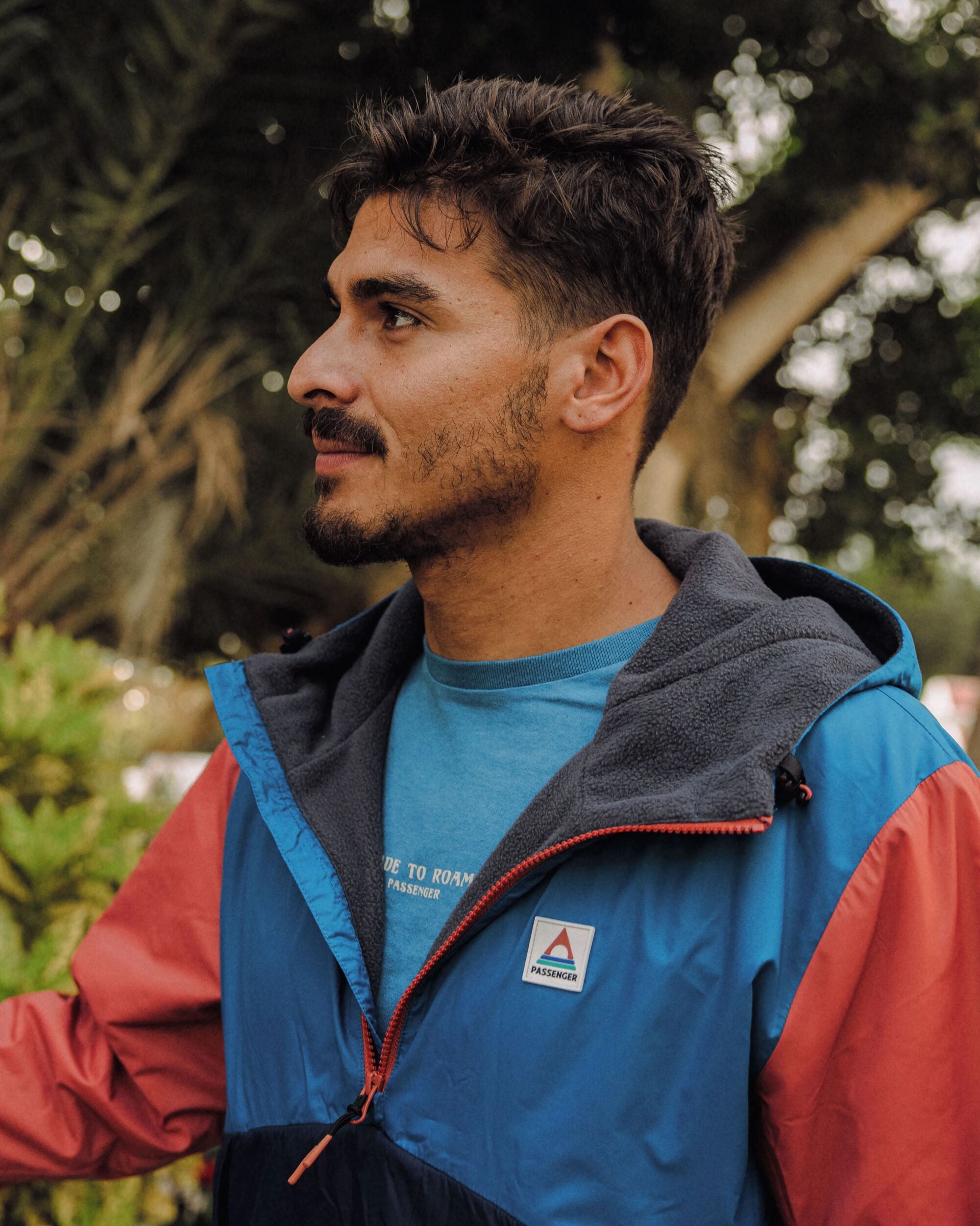 Dusk Recycled Insulated Anorak - Blue Steel - Lifestyle