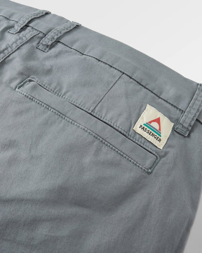 365 Light Organic Cotton Trouser - Storm Grey - Flatlay