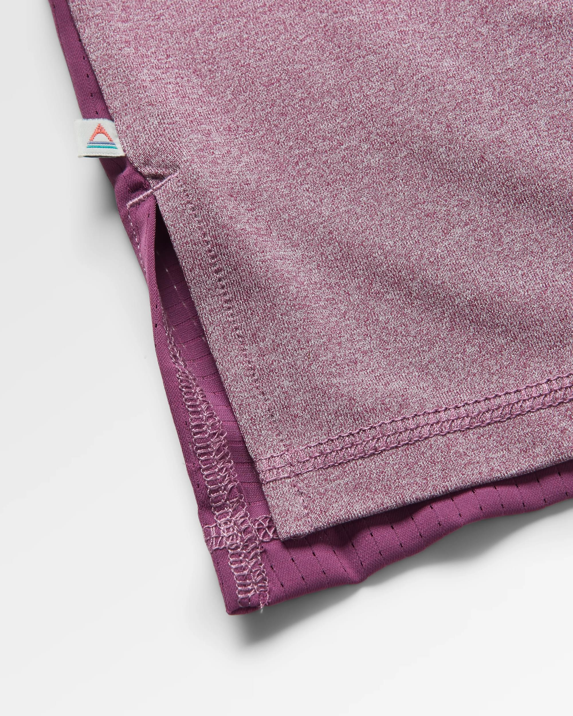 Aurora Active T-Shirt - Berry Marl - Flatlay