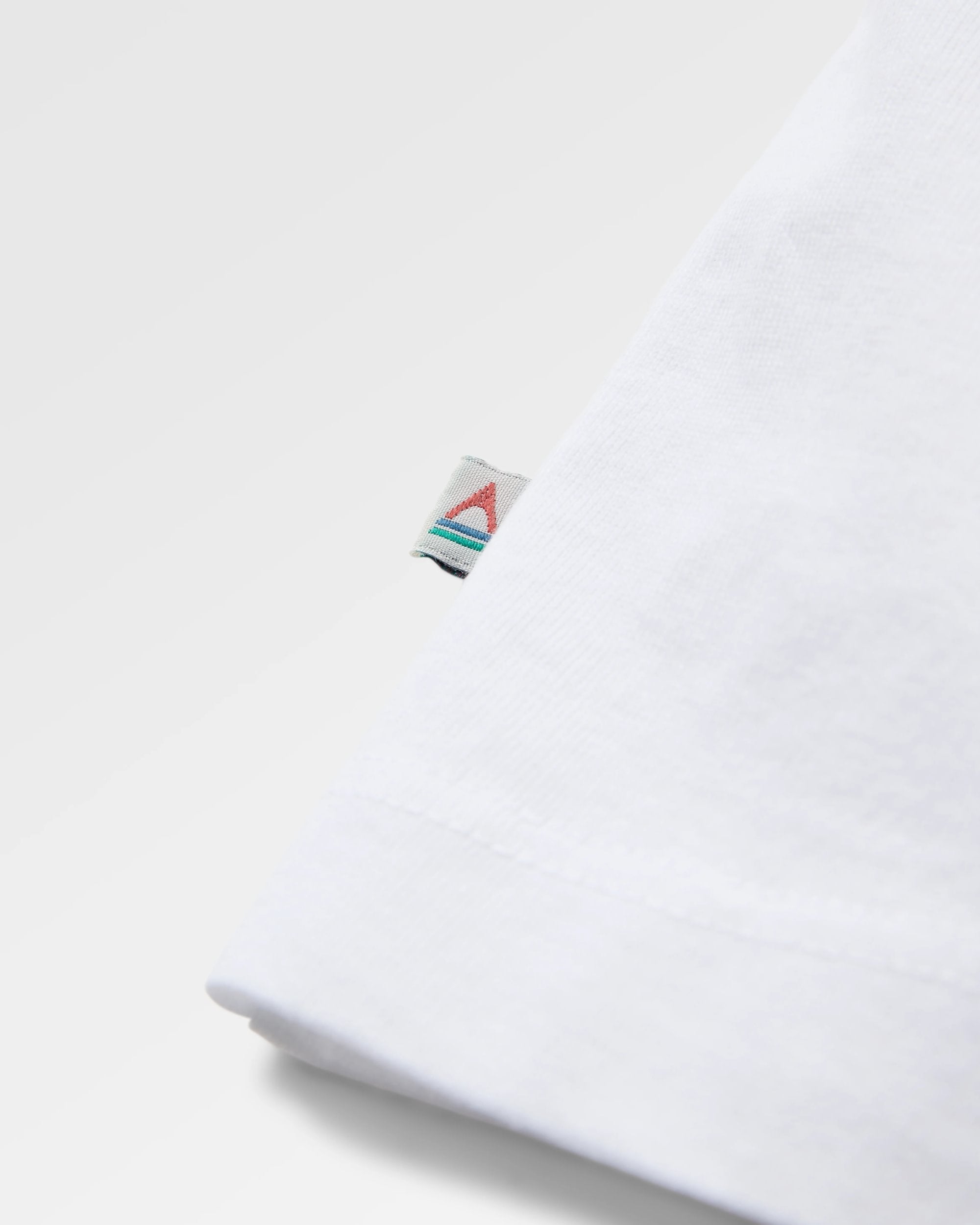 Slow Escape Relaxed Fit T-Shirt - White - Flatlay