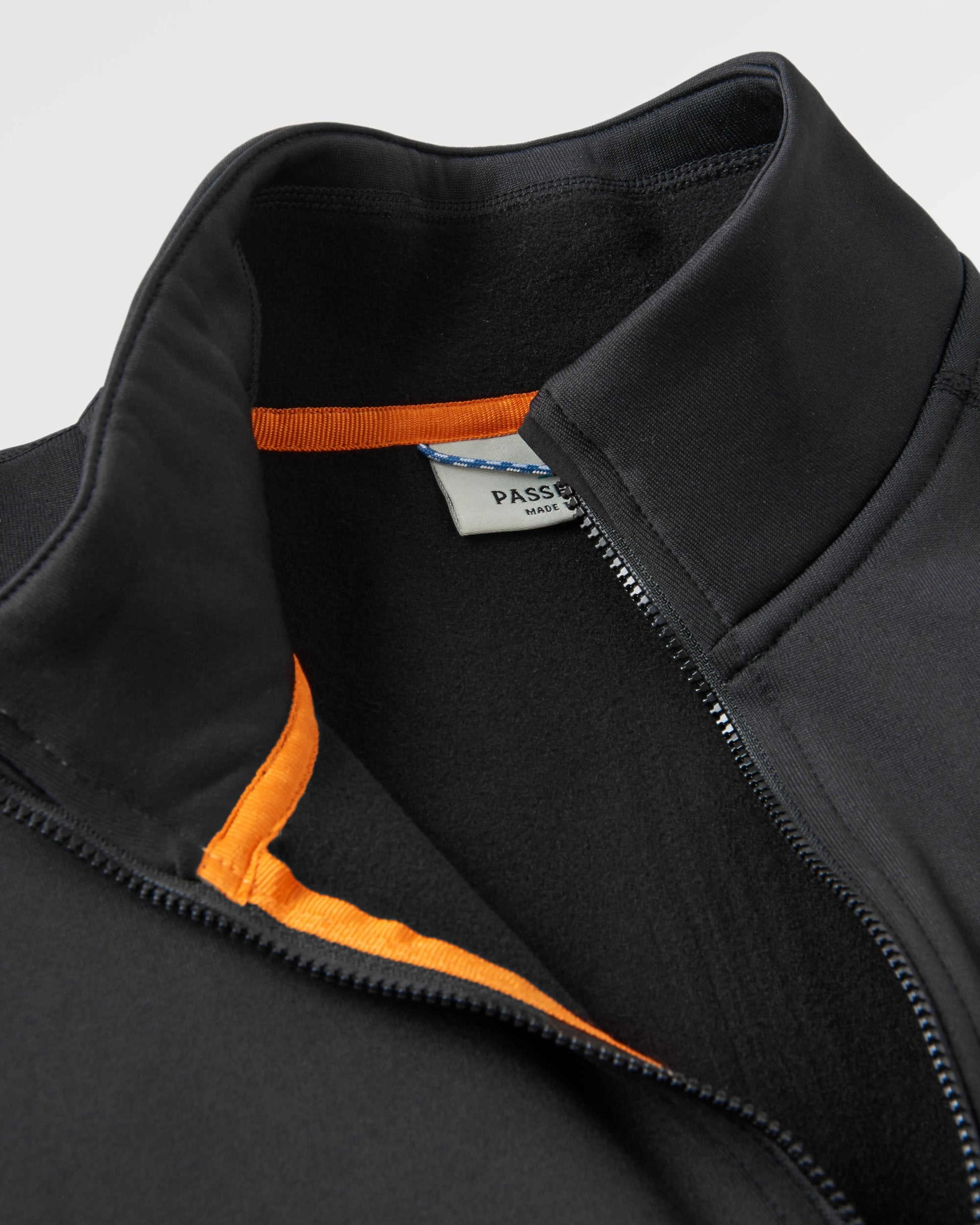 Solitude Recycled Polartec® Fleece Pullover - Black - Flatlay