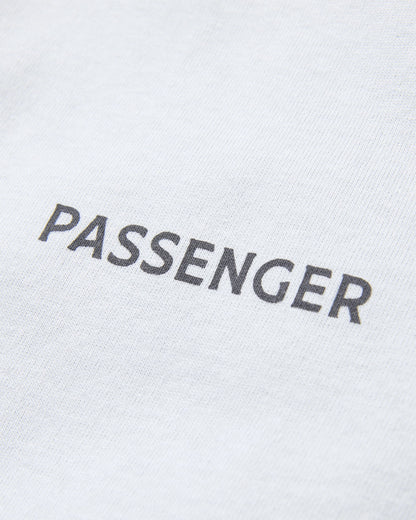 Roamer Recycled Cotton Raglan T-Shirt - Grey Blue - Flatlay