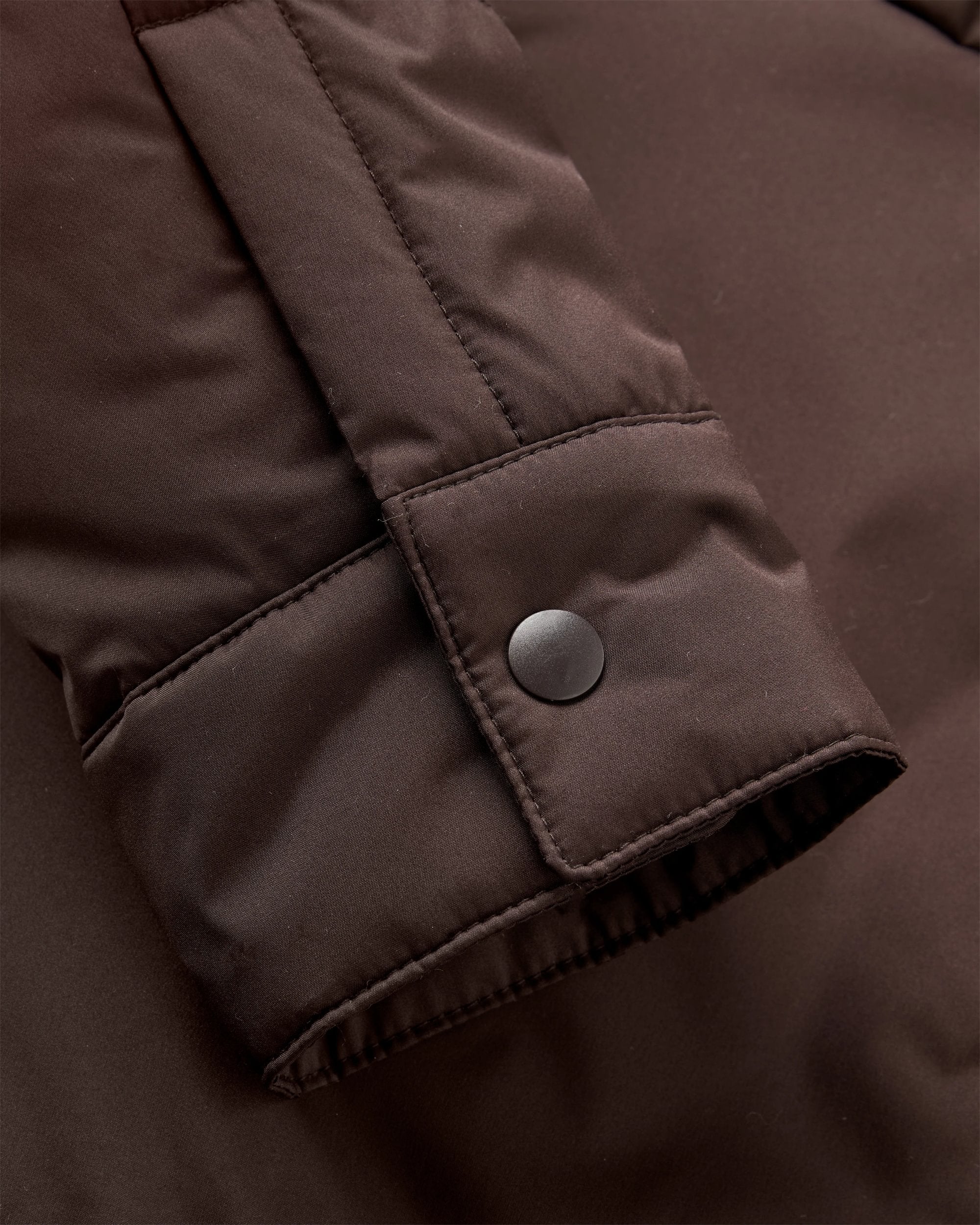 Vanlifer Insulated Overshirt - Espresso - Flatlay