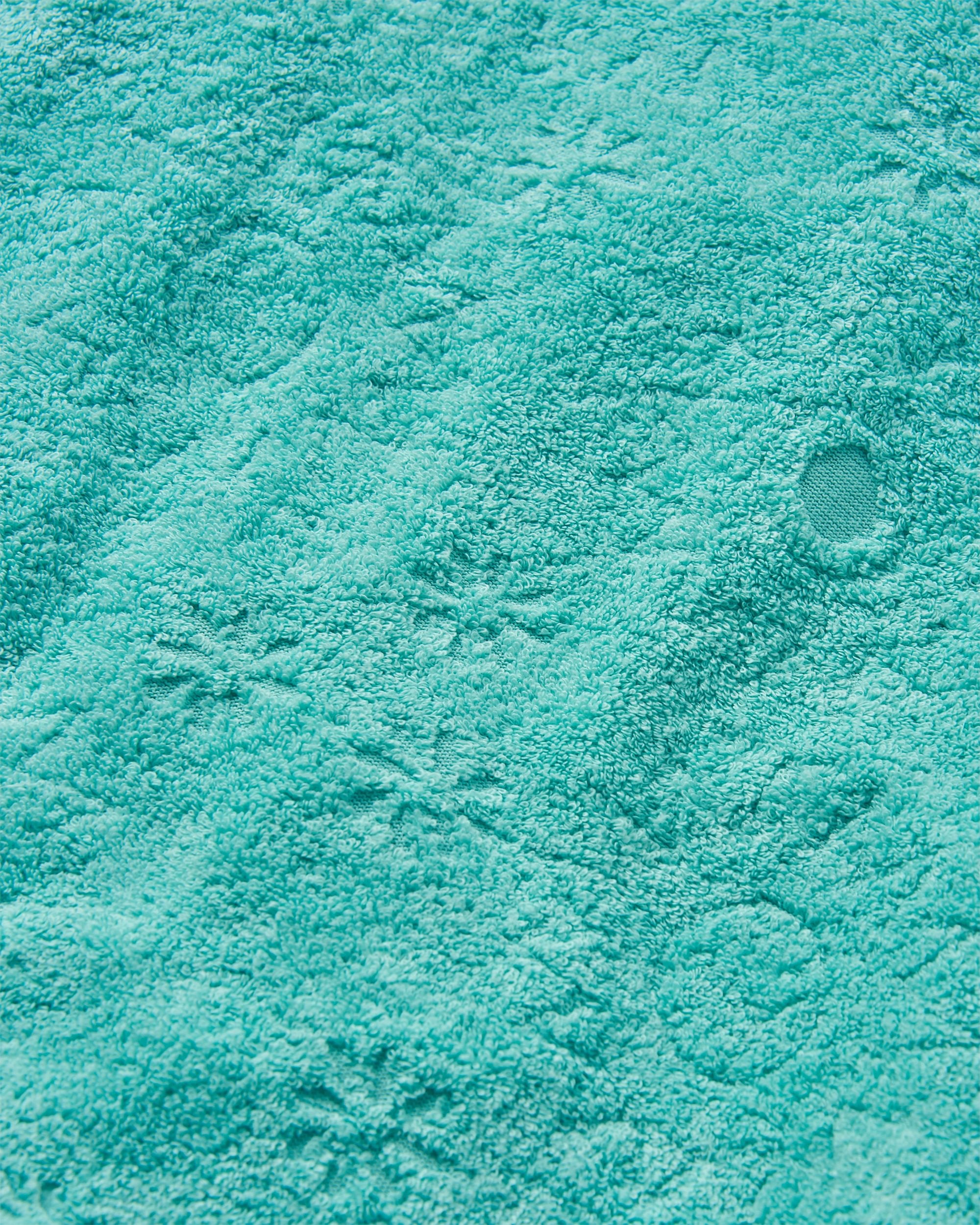 Vibes Textured LS Top - Aqua - Flatlay