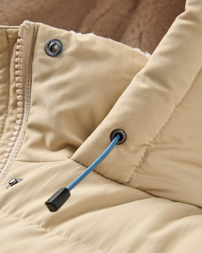 Nook Insulated Jacket - Stone - Flatlay
