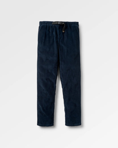Adventurer Cord Trouser - Deep Navy - Flatlay