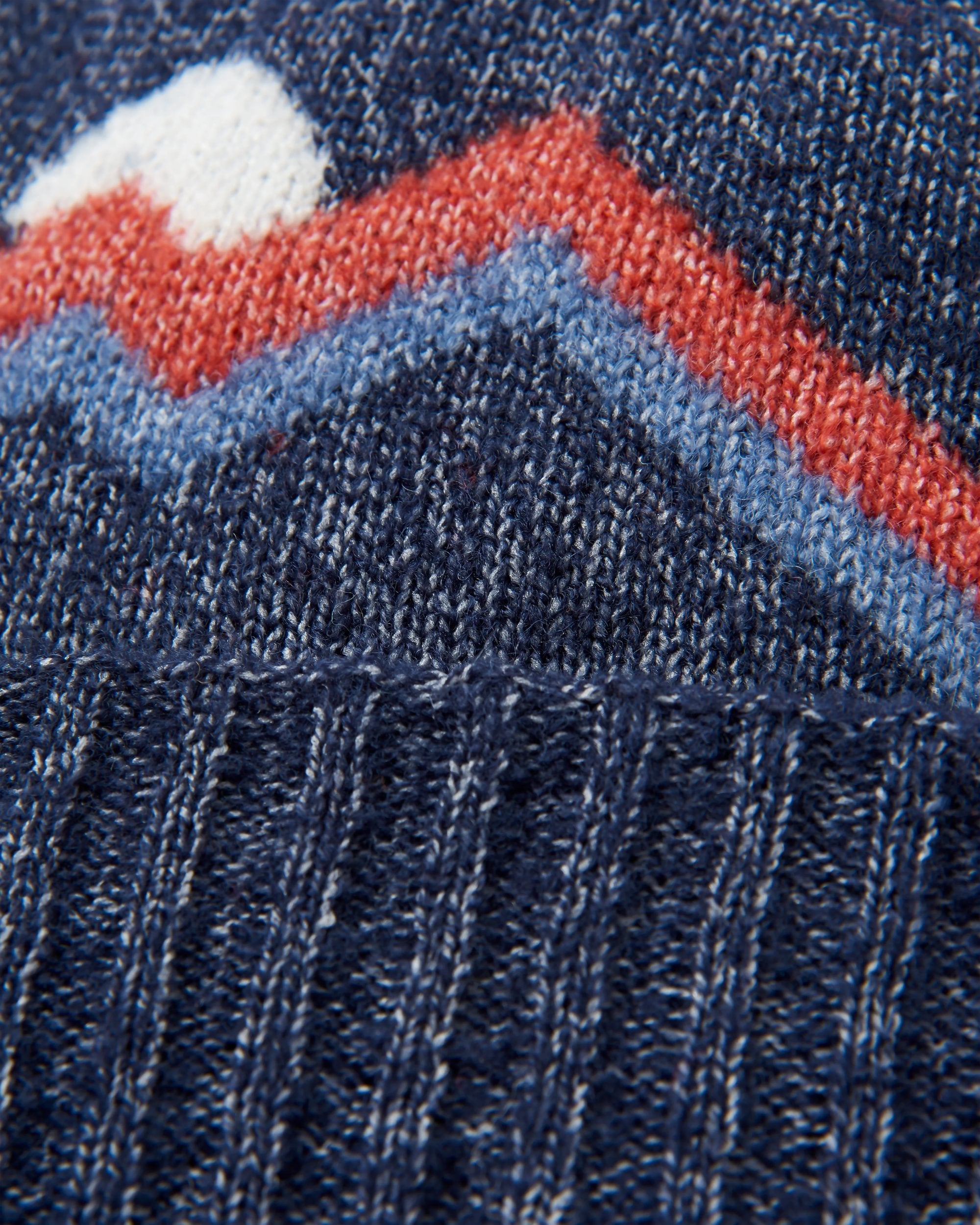 Passenger Recycled Bobble Hat - Rich Navy - Flatlay