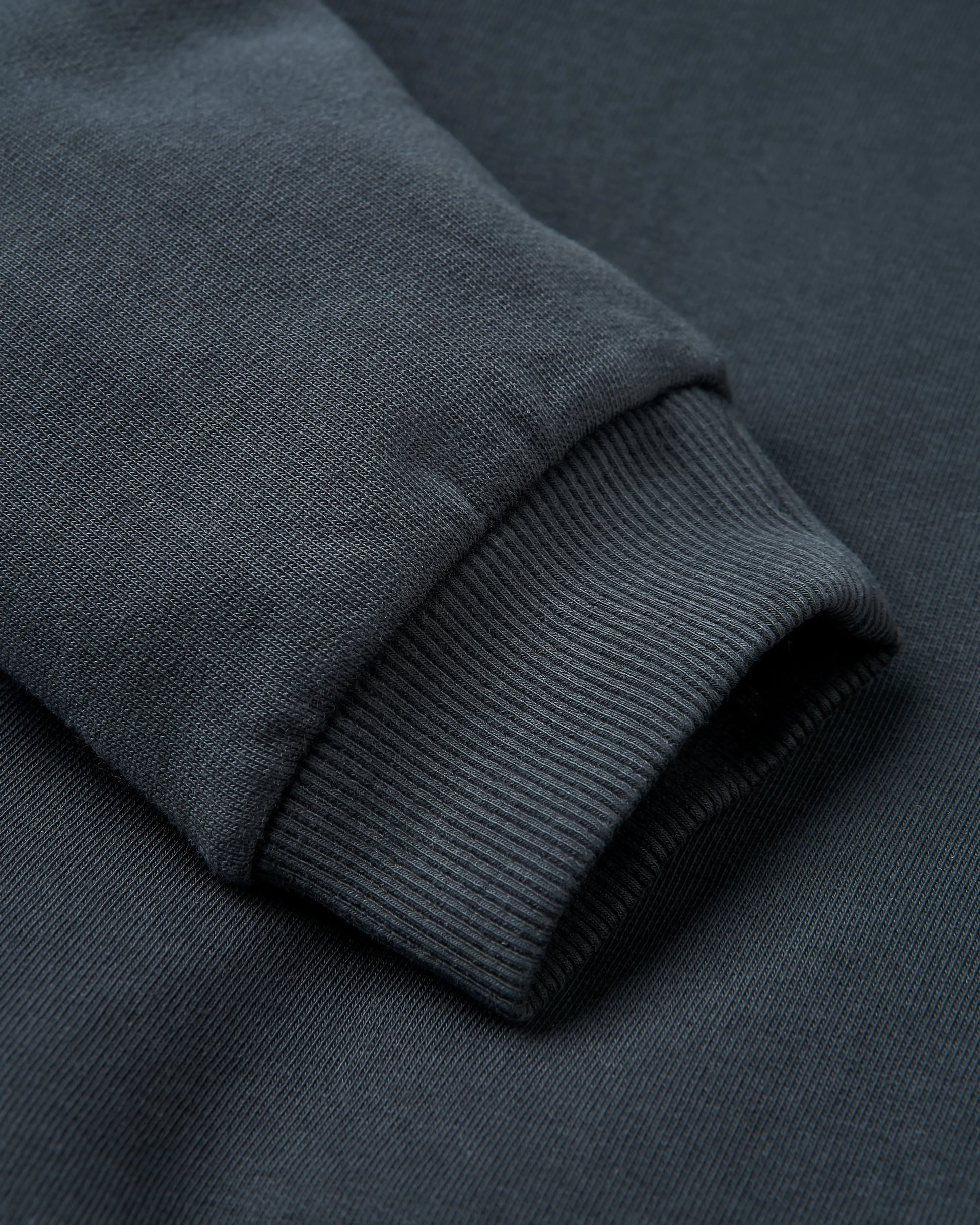 Remote Recycled Cotton Hoodie - Black - Flatlay