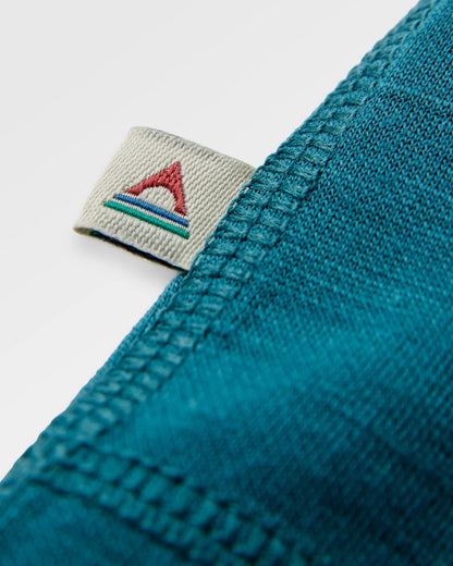Camp Wild Lightweight Merino LS T-Shirt - Mediterranean - Flatlay
