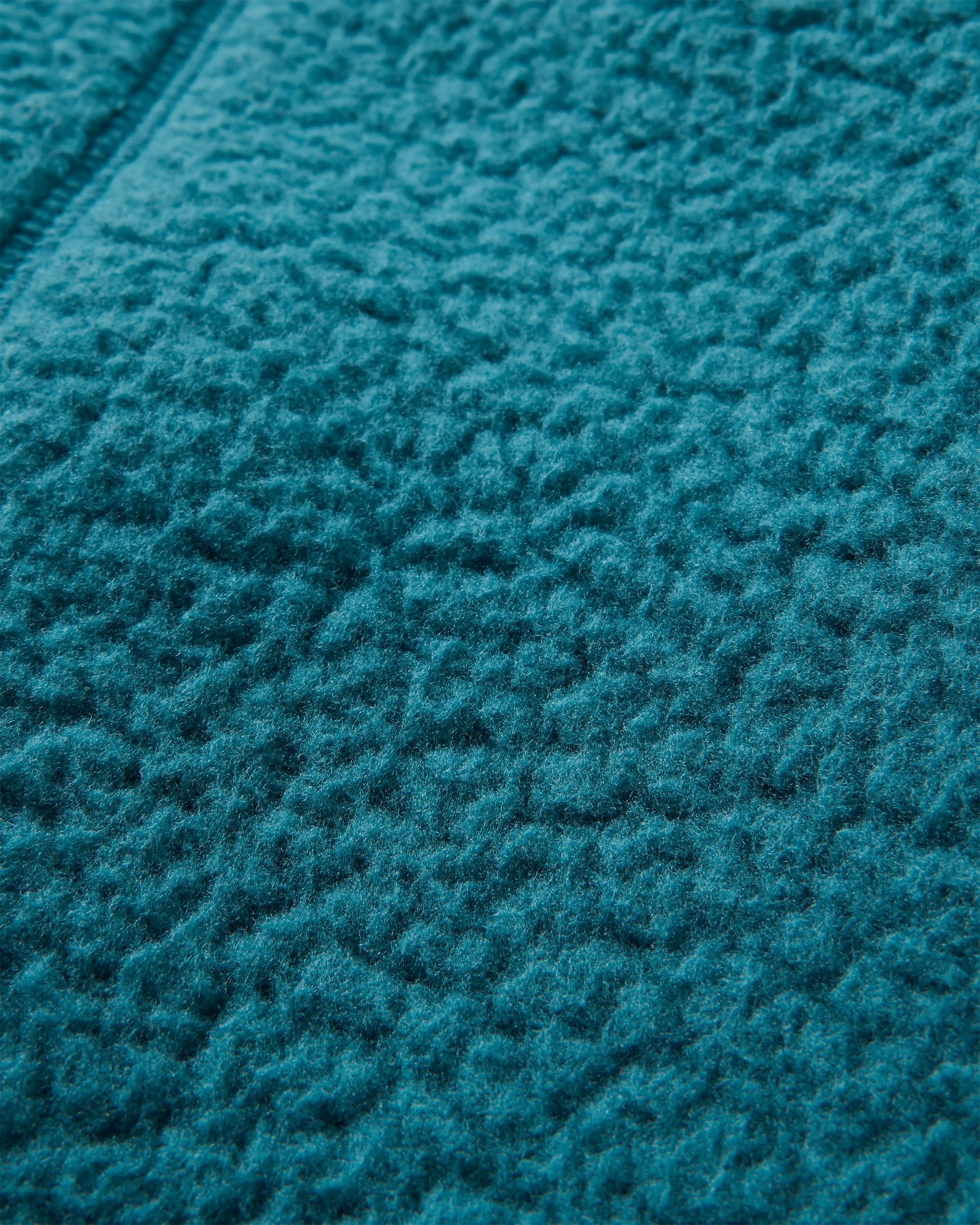 Ventura Full Zip Sherpa Fleece - Mediterranean - Flatlay