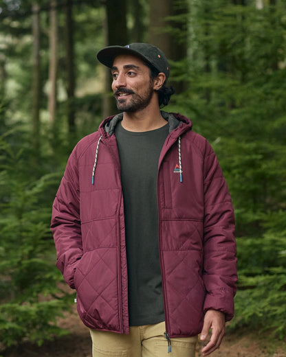 Dylan Recycled Insulated Full Zip Jacket - Fig - Lifestyle