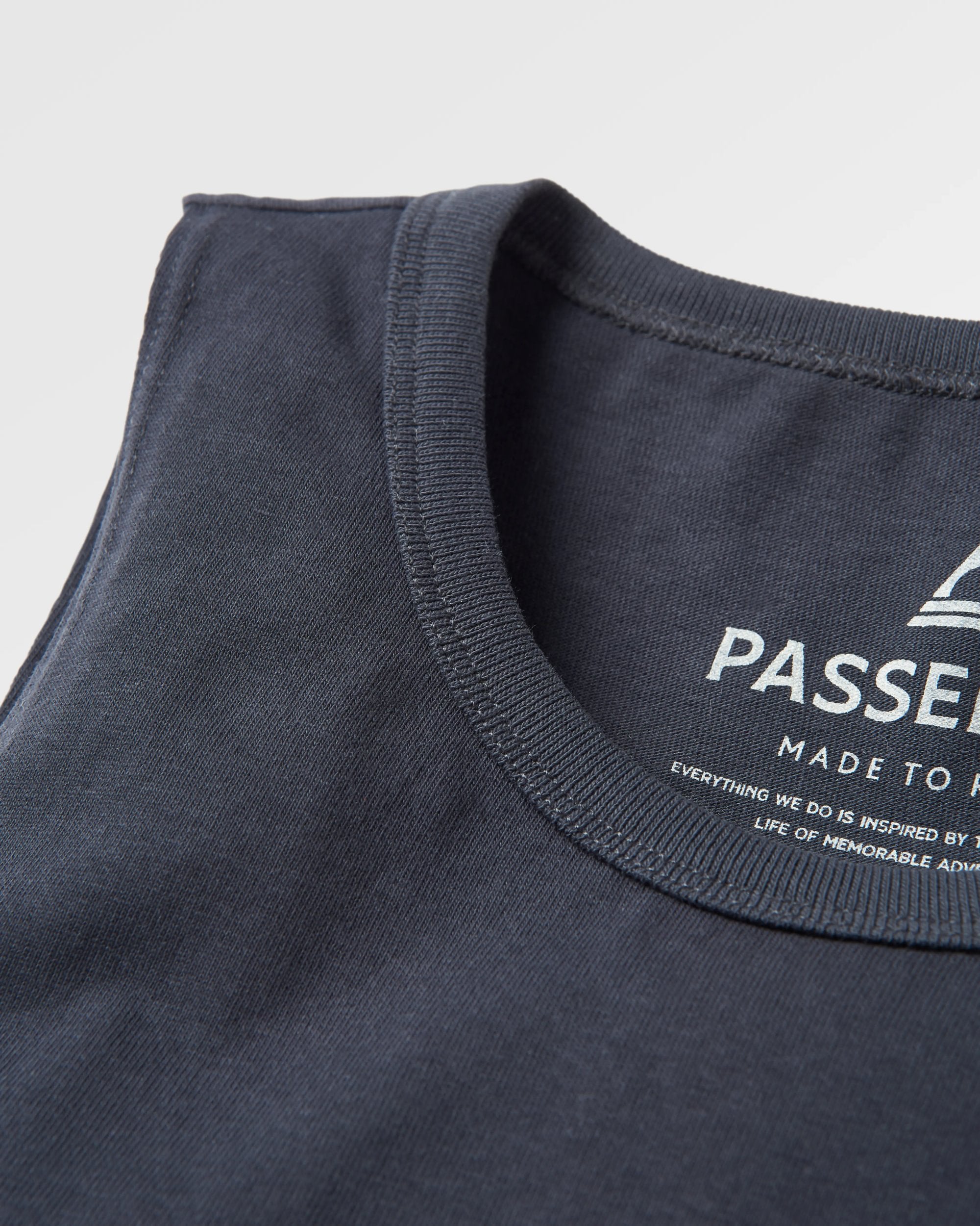 Planted Recycled Cotton Vest - Black - Flatlay