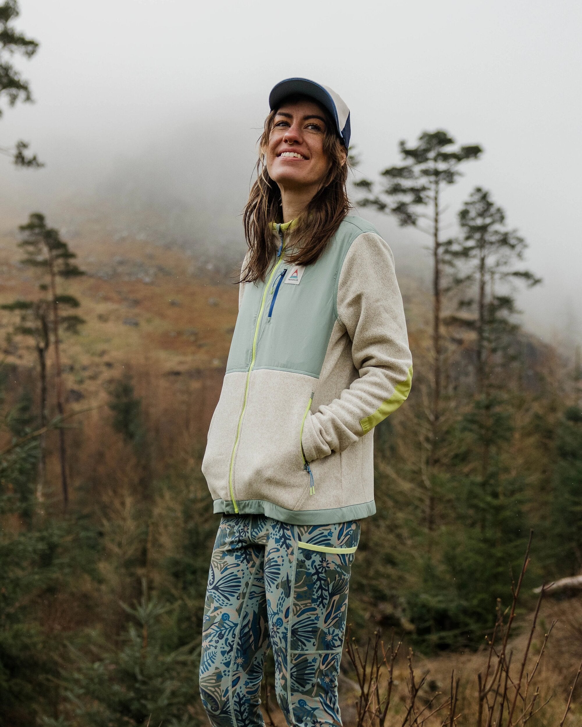 Women's Wilder Recycled Polartec® Fleece - Birch Marl - Lifestyle