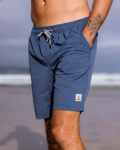 Drifter NetPlus® Swim Lined Short - Dark Denim - Lifestyle