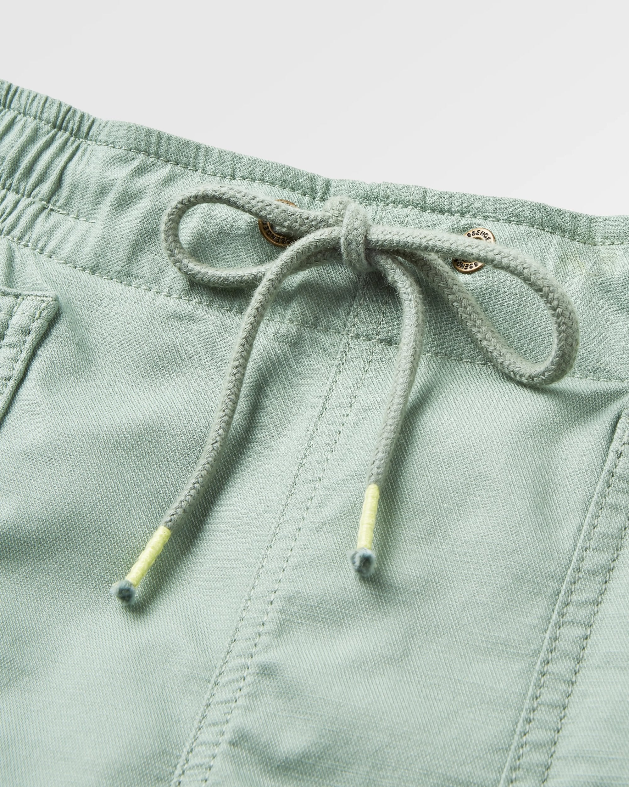 Hydrilla Organic Cotton Trouser - Pistachio - Flatlay