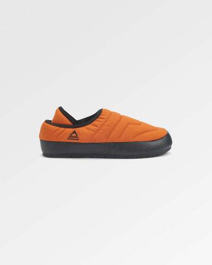 Hearth Men's Slipper - Sunset Orange - Flatlay