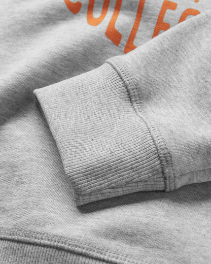 Wander Recycled Cotton Marl Sweatshirt - Light Grey Marl