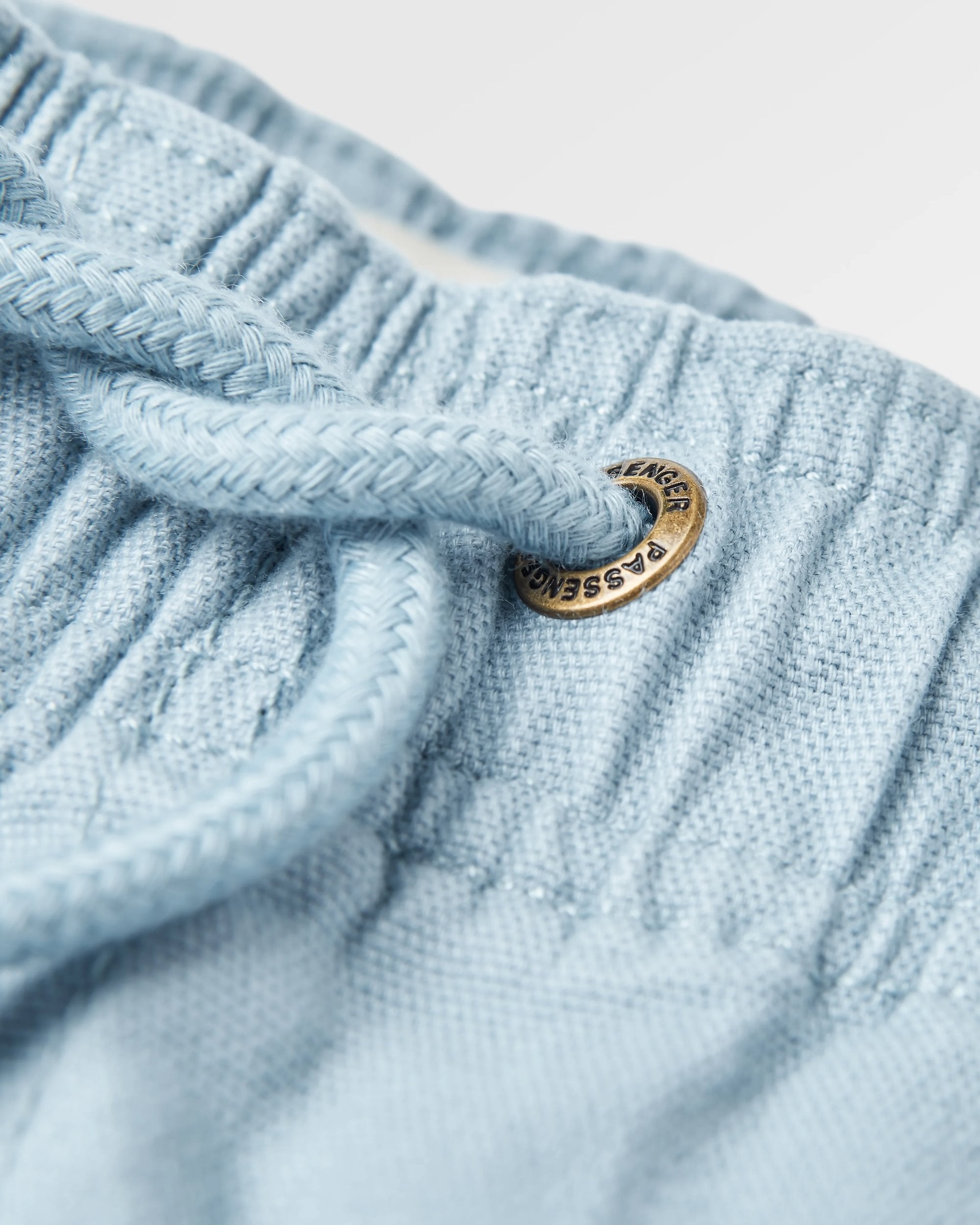 Drifter Organic Cotton Short - Faded Denim - Flatlay