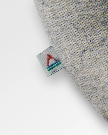 Roam Slow Women's Recycled Cotton Hoodie - Light Grey Marl - Flatlay