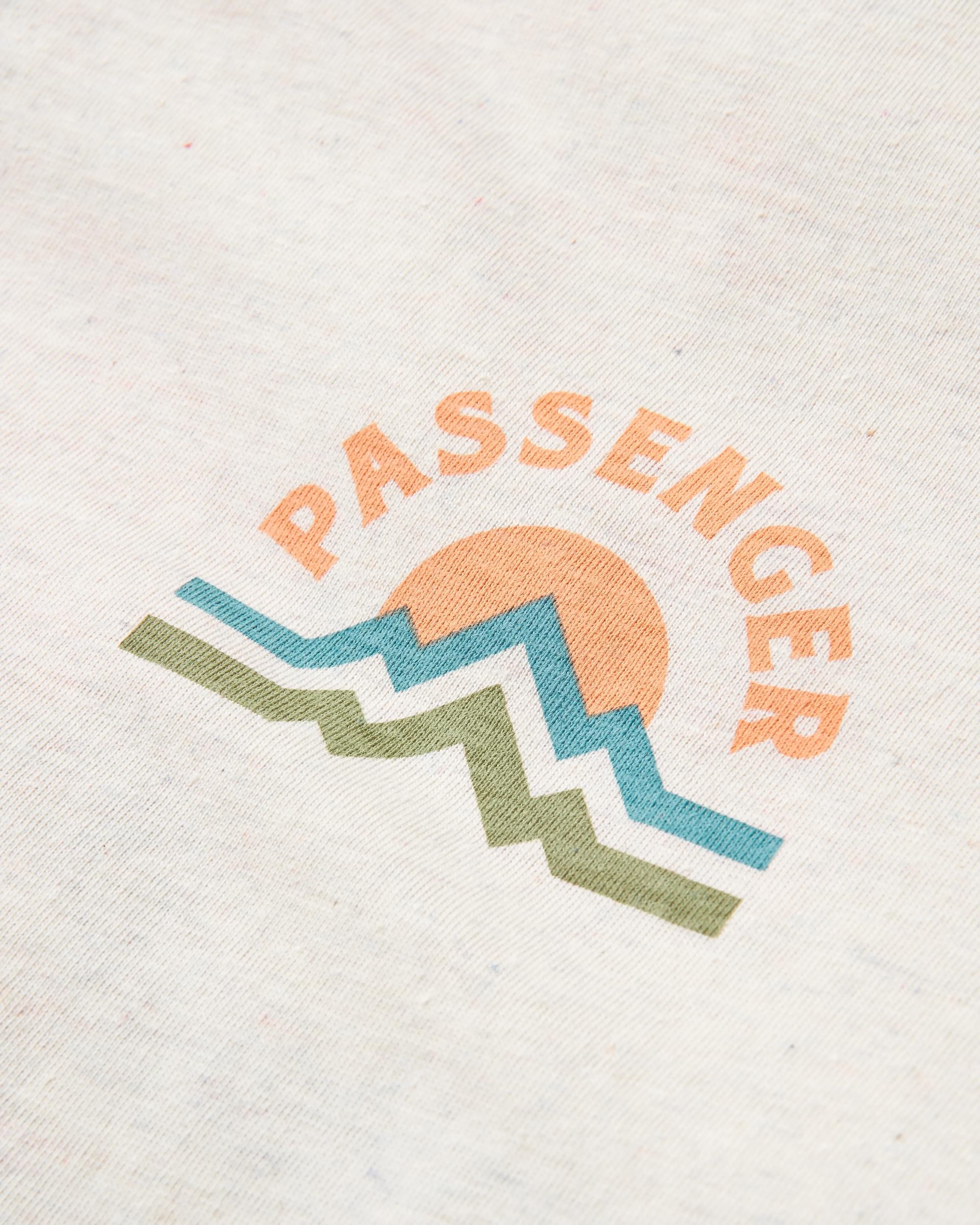 Breathe Recycled Cotton  LS T-Shirt - Milky Marl - Flatlay