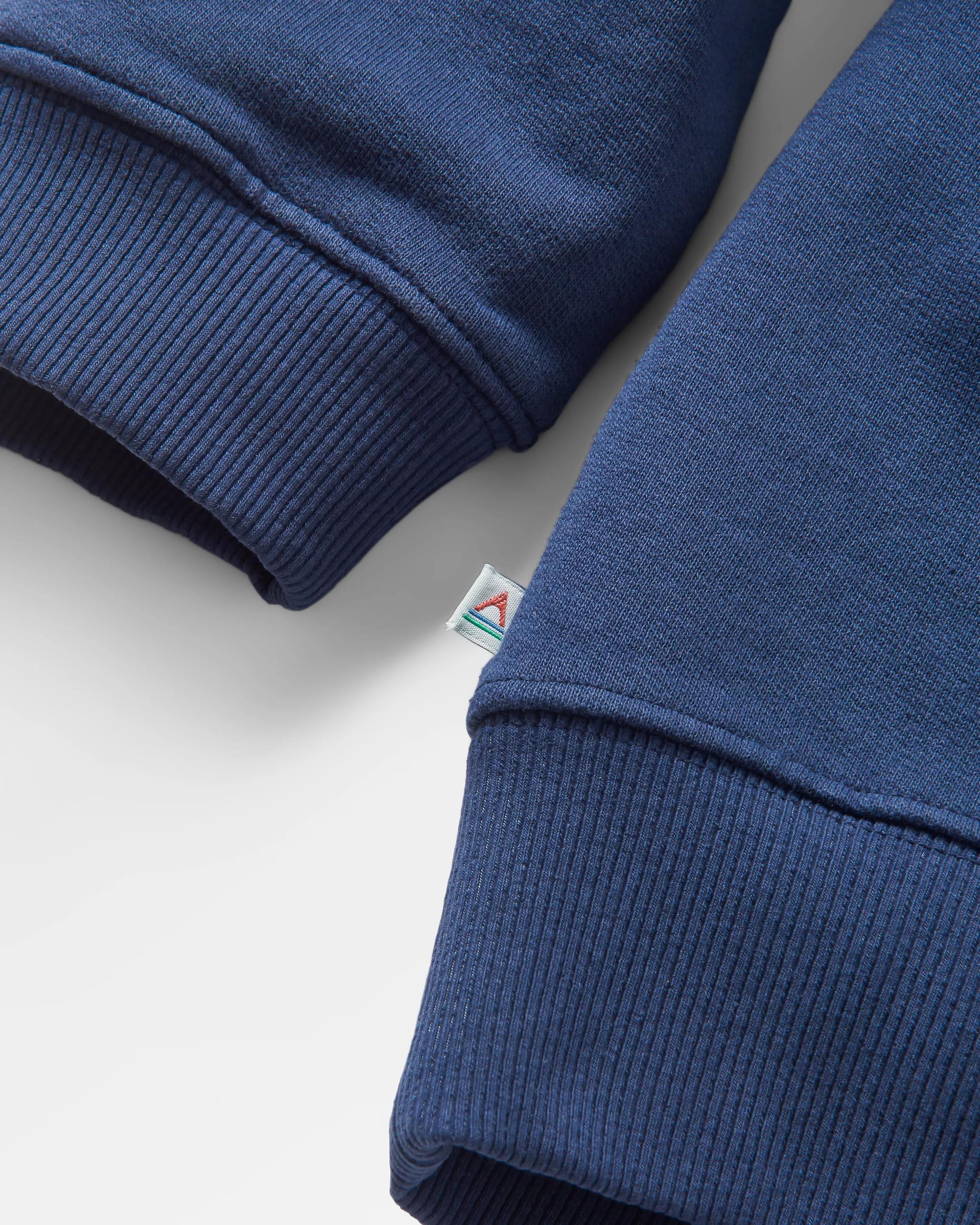 Outlook Sweatshirt - Rich Navy - Flatlay