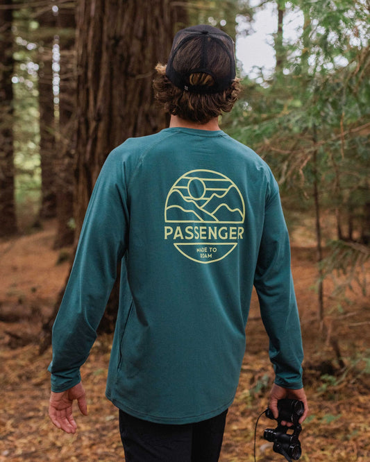 Sedona Drirelease® Recycled Active LS T-Shirt - Deep Ocean - Lifestyle