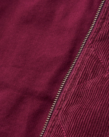 Lucia Cord Jacket - Fig - Flatlay