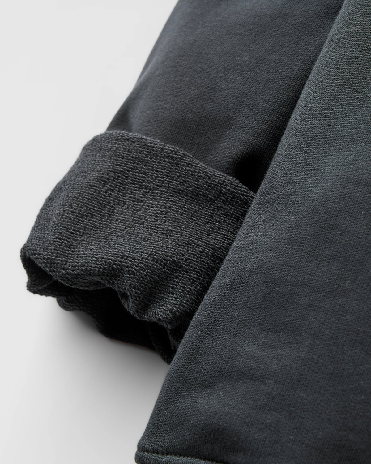 Laidback Relaxed Fit Sweatshirt - Black - Flatlay