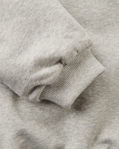 Slower Rhythms Women's Cotton Sweatshirt - Grey Marl - Flatlay