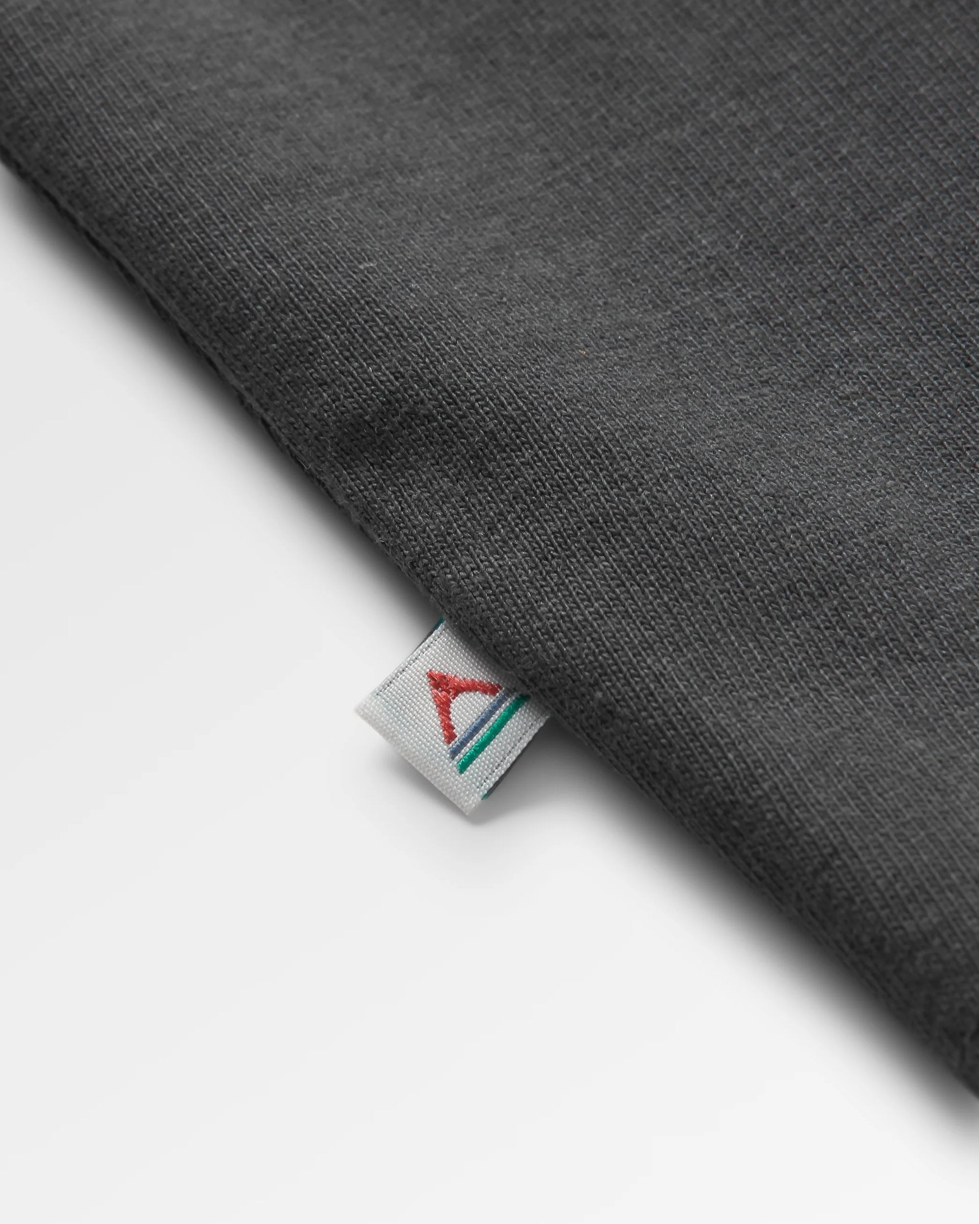 Rambler Recycled Cotton T-Shirt - Black - Flatlay