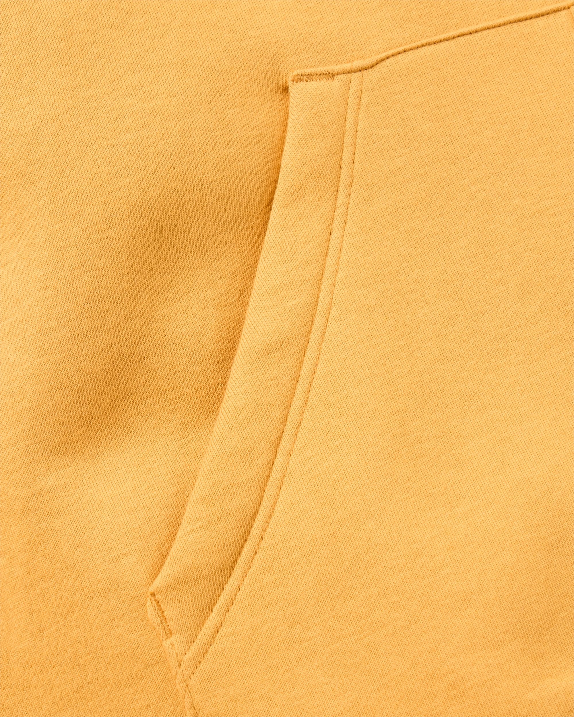 Reflect Full Zip Hoodie - Spruce Yellow - Flatlay