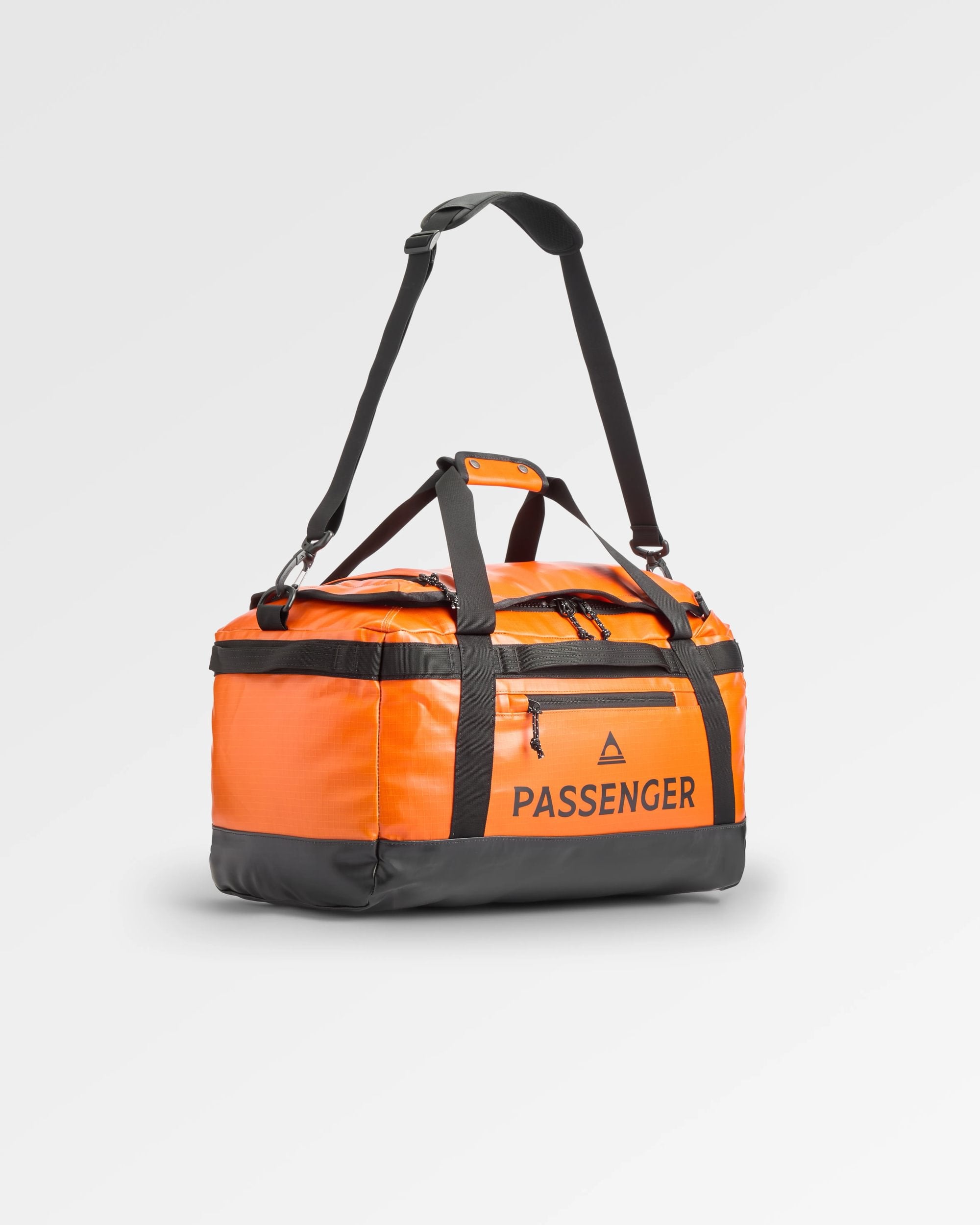 Roamer 40L Duffel Bag - Sunrise Orange - Flatlay