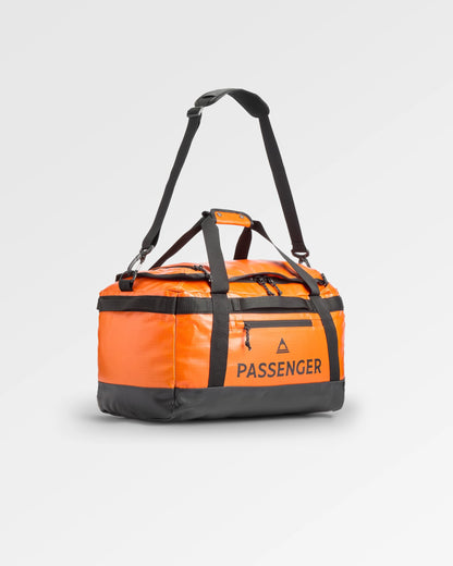 Roamer 40L Duffel Bag - Sunrise Orange - Flatlay