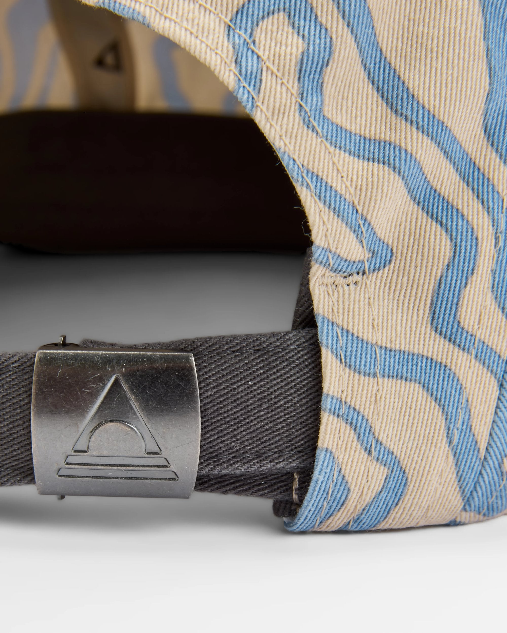 Coast Organic Cotton 5 Panel Snapback Cap - Strata Swirl Birch - Flatlay