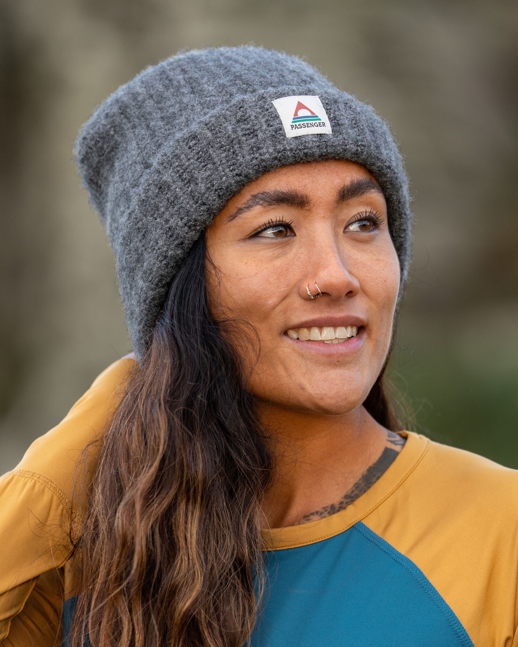 Redwood Fleece Lined Recycled Beanie - Grey - Lifestyle - Female