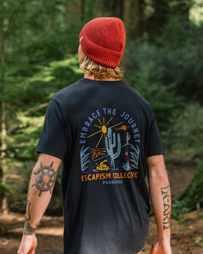 Tizana Recycled Cotton T-Shirt - Black