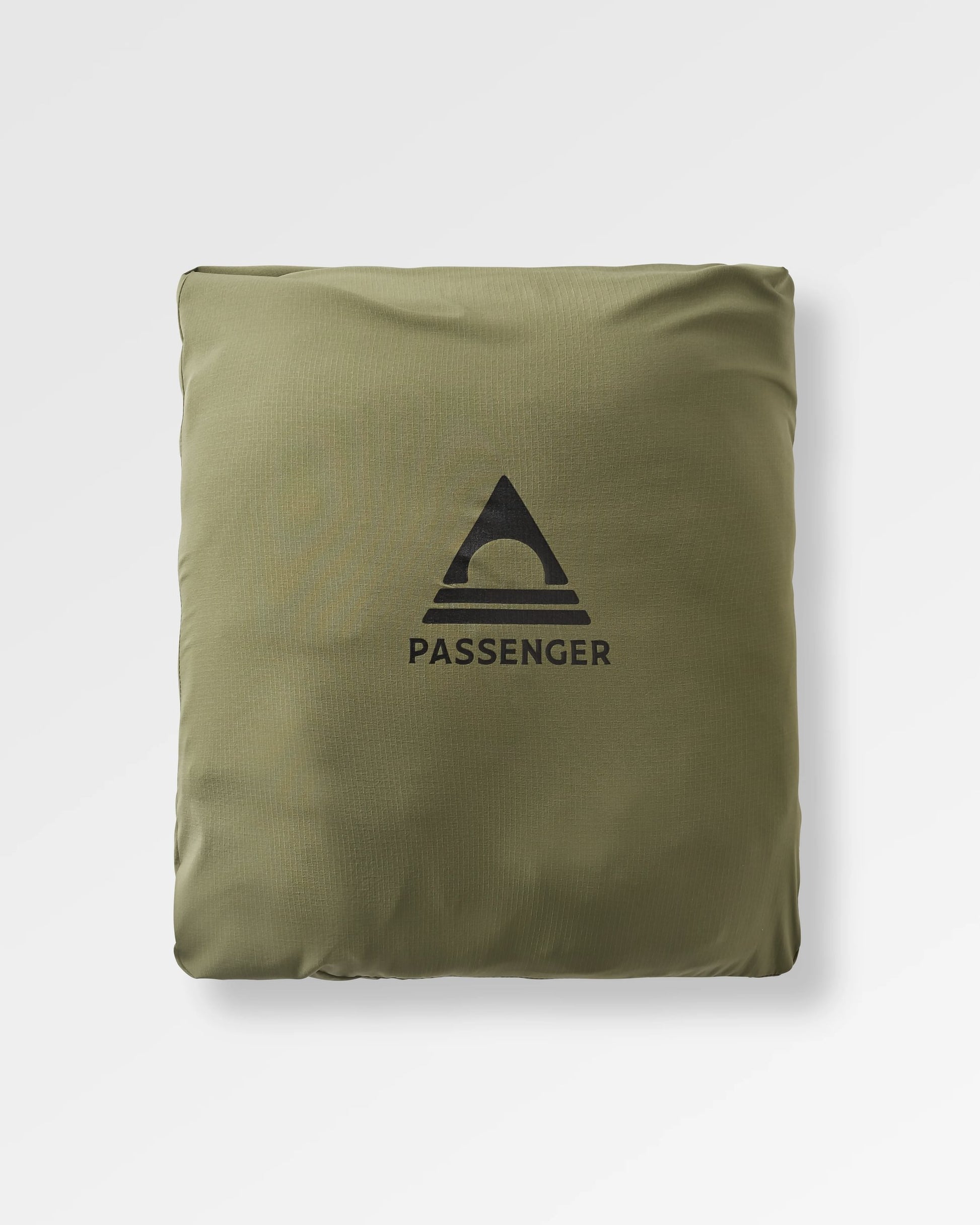 Campscape Recycled Fleece Lined Parka - Black/Khaki - Flatlay