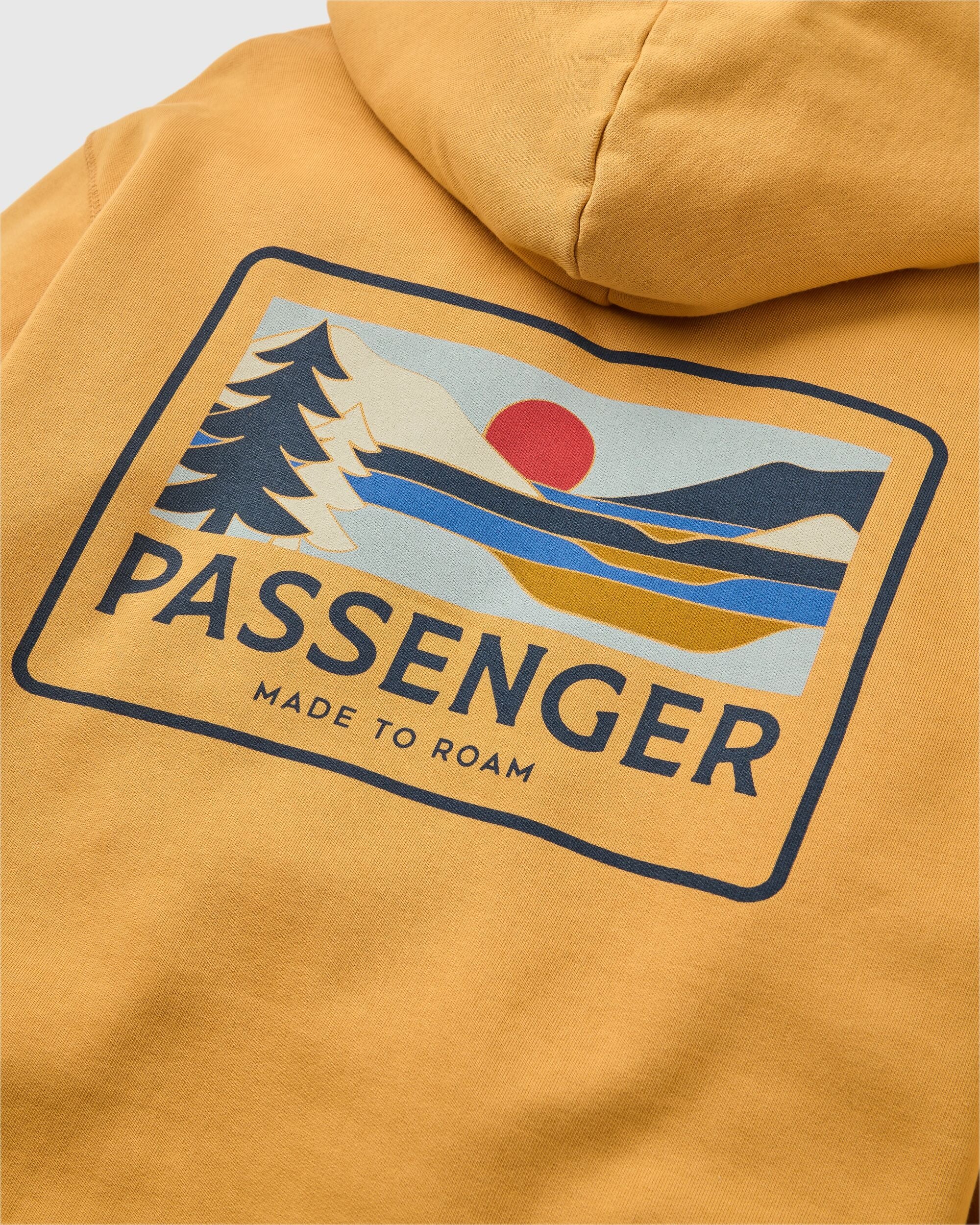 Roamer Hoodie - Spruce Yellow - Flatlay