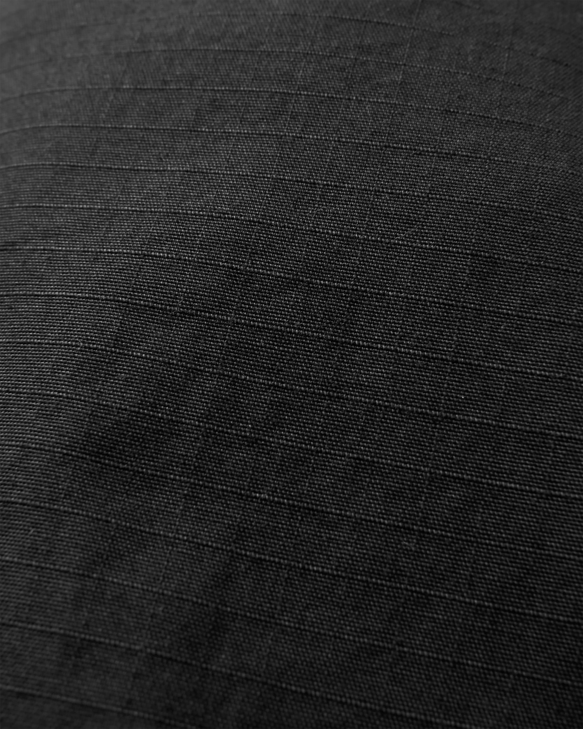 Rif-Raf Organic Cotton Ripstop Trouser - Black - Flatlay