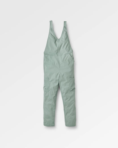 Refuel Ripstop Dungarees - Pistachio - Flatlay