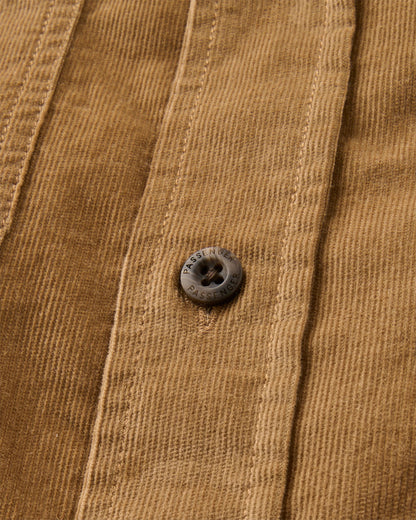 Backcountry Cord Light Shirt - Caramel - Flatlay