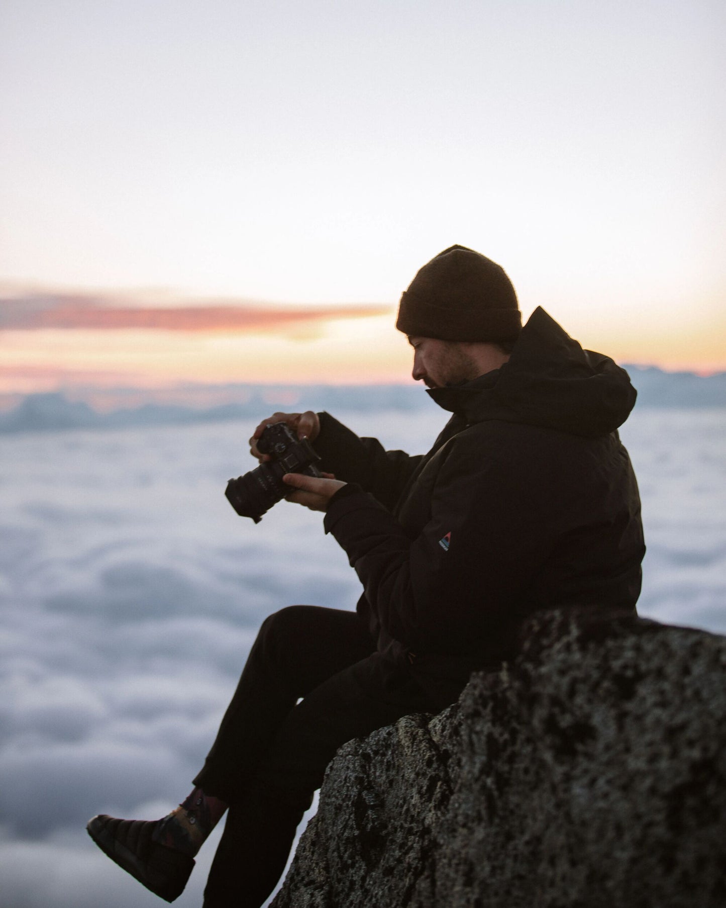 Explorer Waterproof Down Parka - Black - Lifestyle
