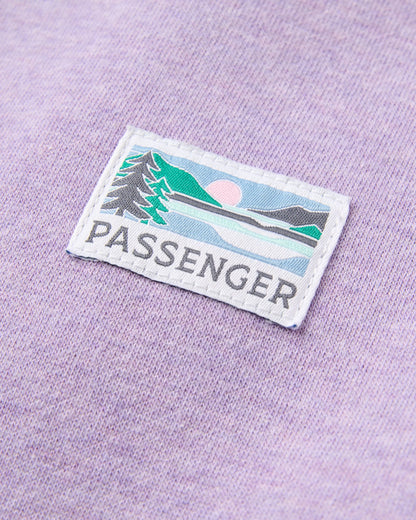 Legacy Sweatshirt - Purple Haze Marl - Flatlay