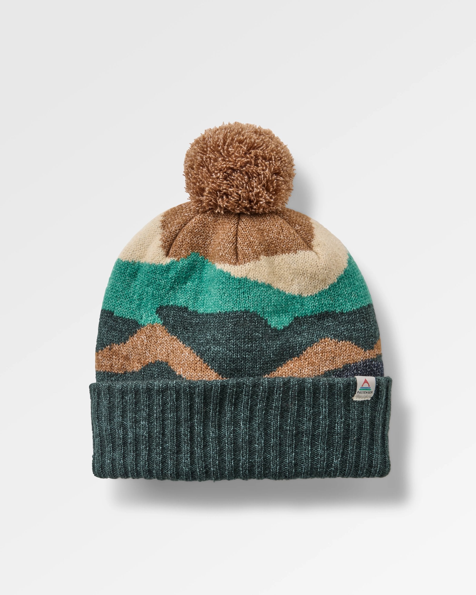 Scenic Bobble Beanie  - Scenic Oat - Flatlay