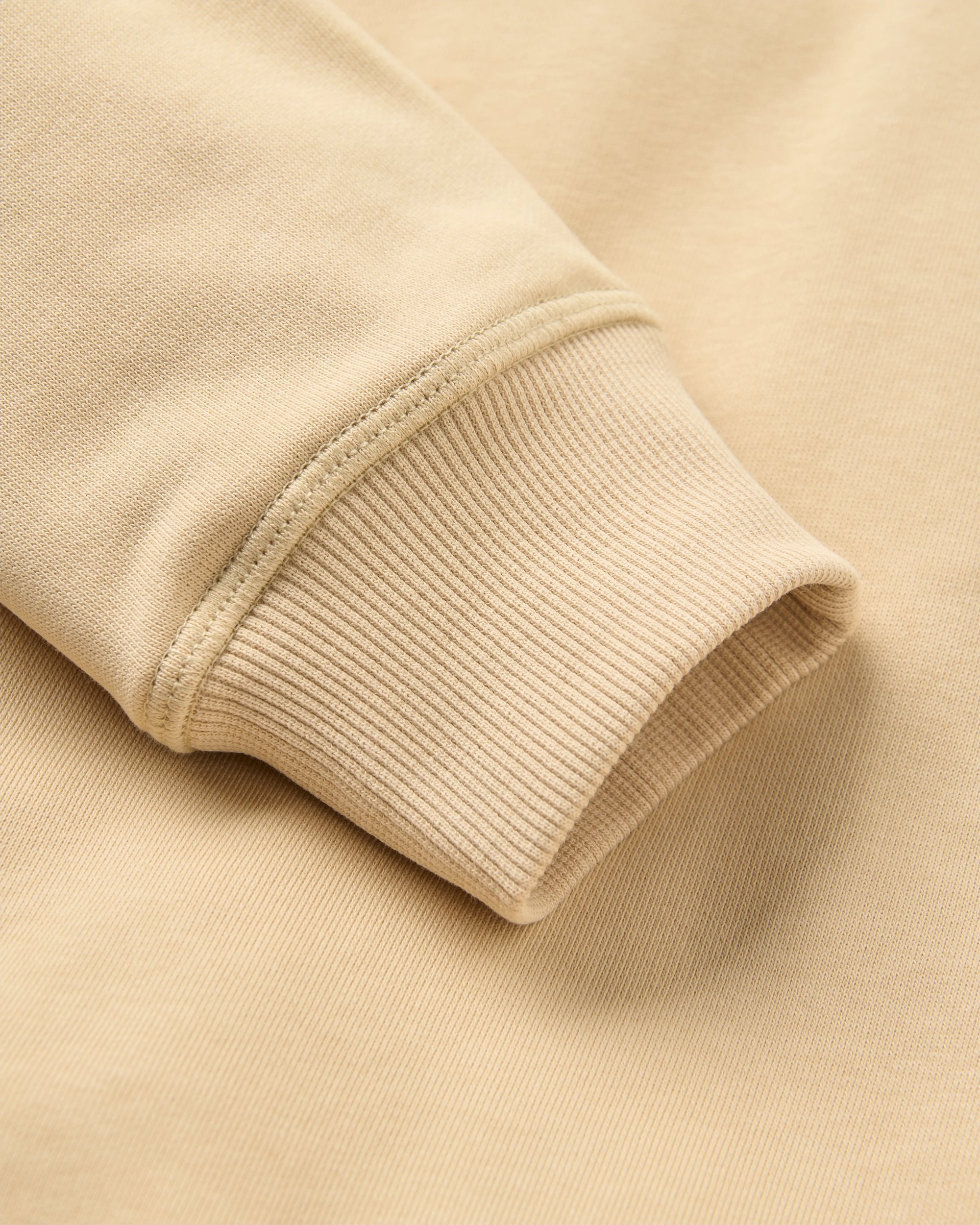 Odyssey Organic Cotton Sweatshirt - Stone - Flatlay