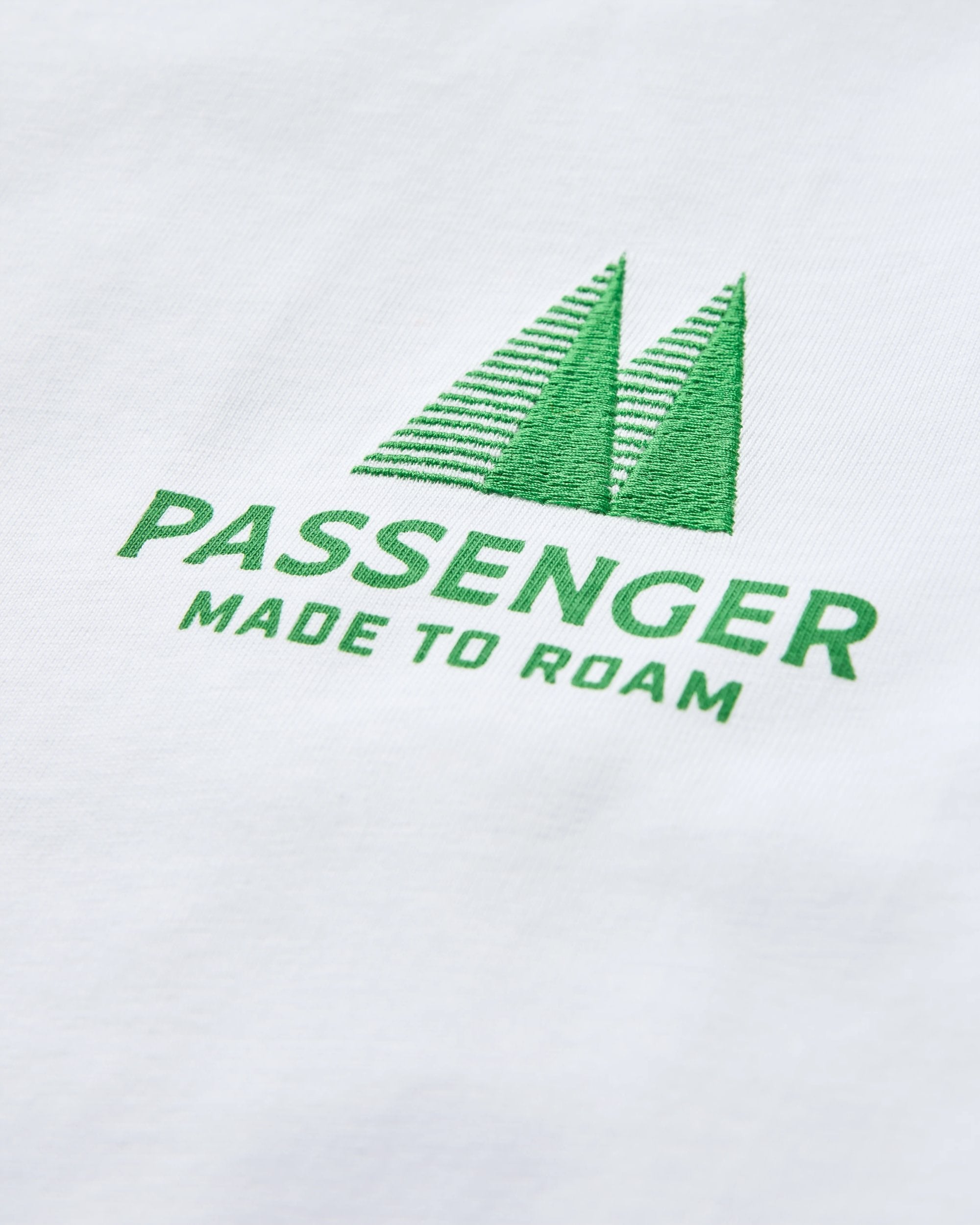Trees Organic Cotton T-Shirt - White - Flatlay