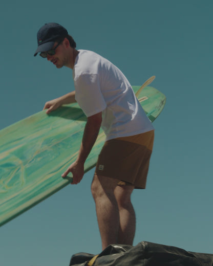 Cutback NetPlus® 17" Boardshort - Spruce Yellow/Toffee - 