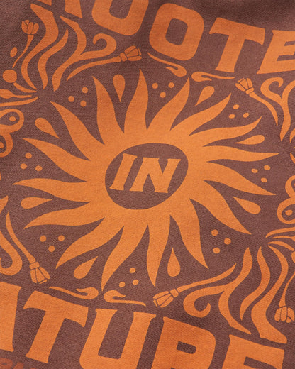 Rooted In Nature Hoodie - Chestnut - Flatlay