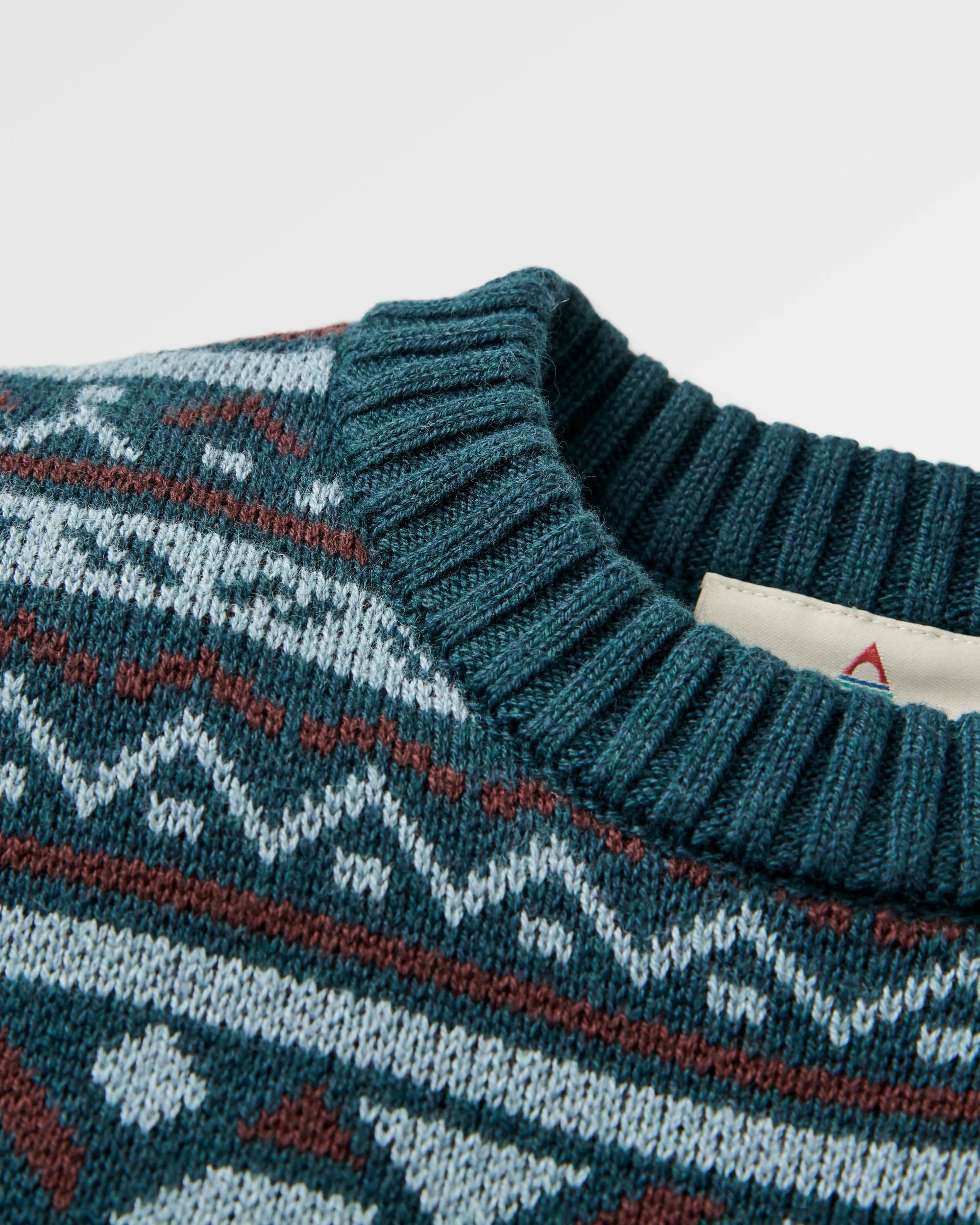 Stoked Knitted Jumper - Espresso Multi - Flatlay